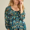 Imrie 3/4 Sleeve Tunic<Soft Surroundings Discount