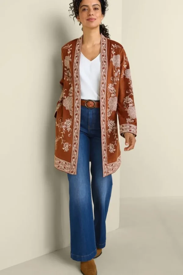 Marienne Faux Suede Jacket<Soft Surroundings Sale