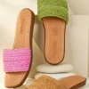 Seychelles Palms Perfection Woven Slide<Soft Surroundings Hot