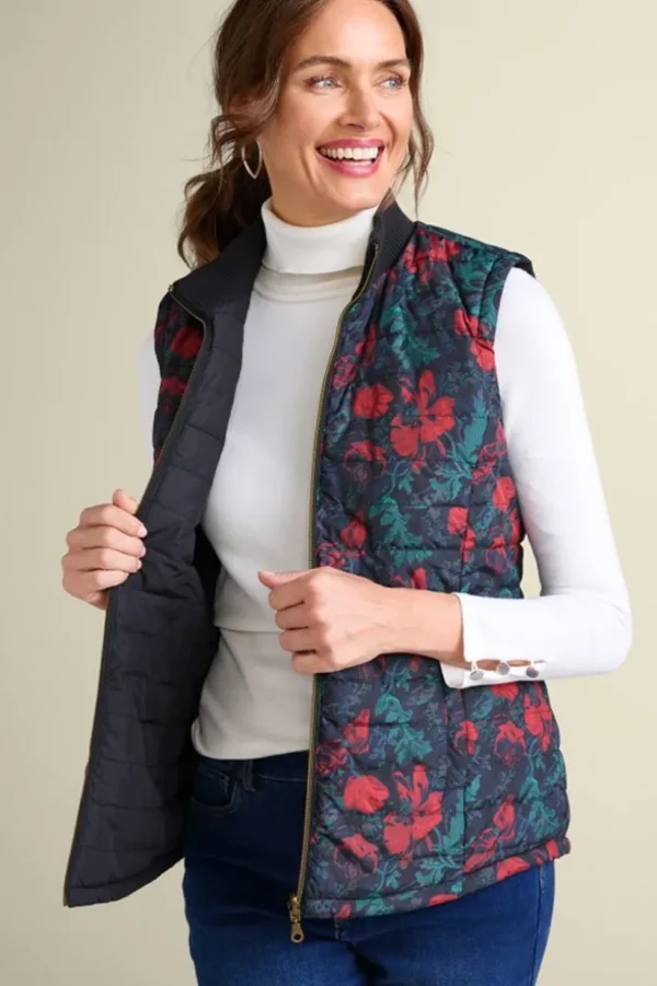 Sienna Reversible Puffer Vest<Soft Surroundings Clearance