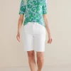 Ultimate Denim Slim Leg Shorts<Soft Surroundings Sale