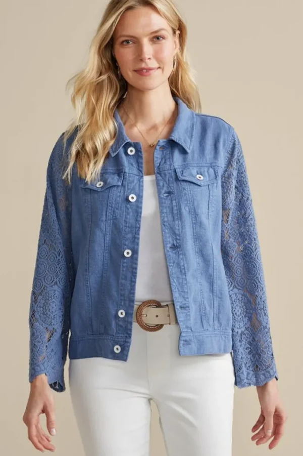 Varese Linen Blend Jacket<Soft Surroundings Best