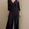 3/4 Sleeve Penelope Jumpsuit<Soft Surroundings New