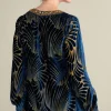 Adrienne Embroidered Velvet Tunic<Soft Surroundings Hot
