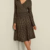 Aida Surplice Dress<Soft Surroundings Outlet