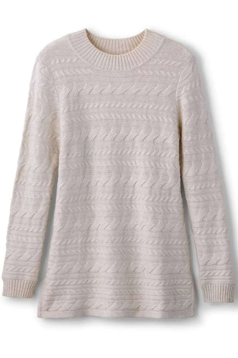 Alena Cable Sweater Tunic<Soft Surroundings Sale