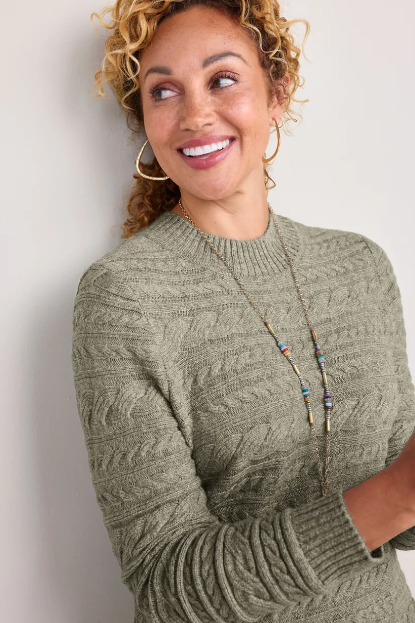 Alena Cable Sweater Tunic<Soft Surroundings Sale