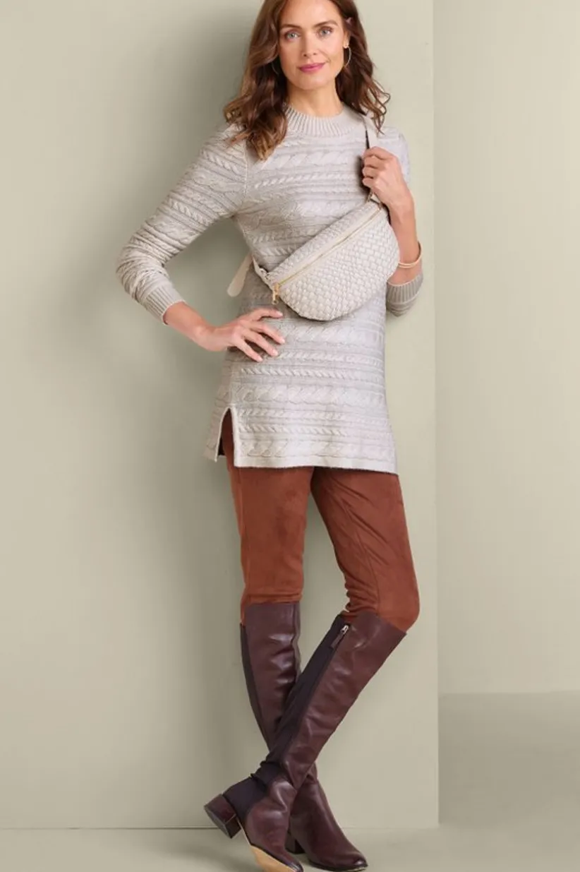 Alena Cable Sweater Tunic<Soft Surroundings Sale