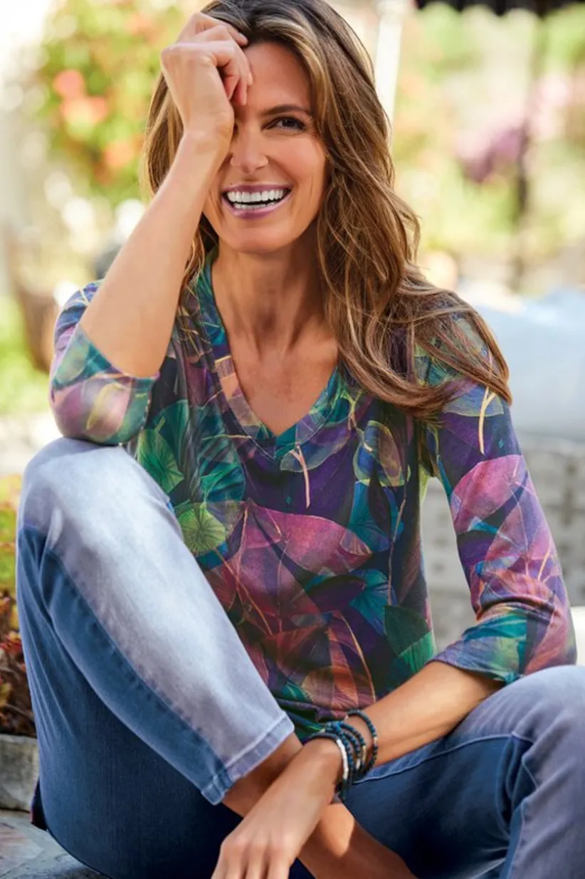 Alila 3/4 Sleeve Tunic<Soft Surroundings Discount