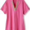 Annalise Linen Blend Tunic<Soft Surroundings Outlet