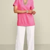Annalise Linen Blend Tunic<Soft Surroundings Outlet