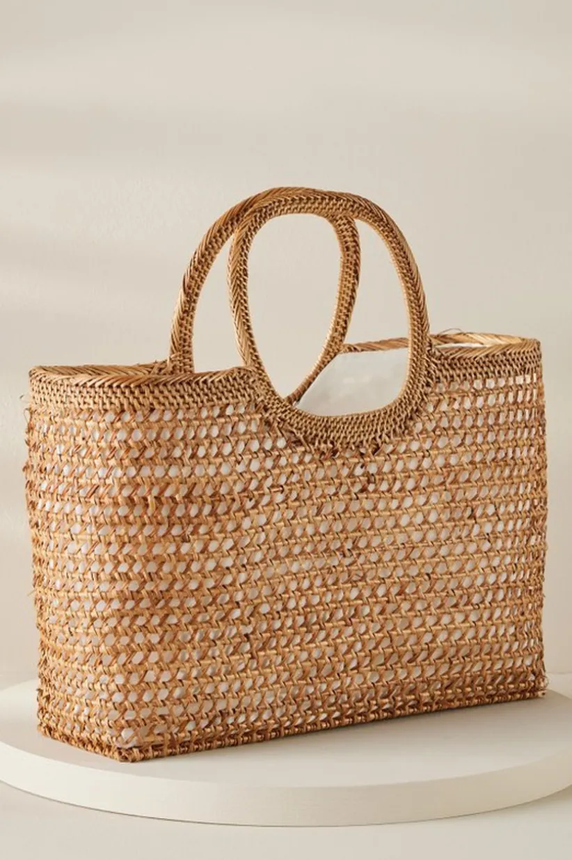 April Woven Bag<Soft Surroundings New