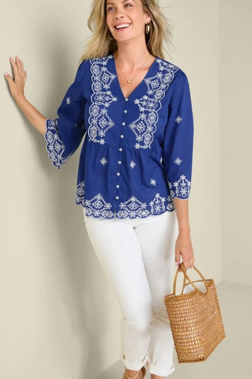 April Woven Bag<Soft Surroundings New