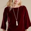 Aria Velvet Top<Soft Surroundings New