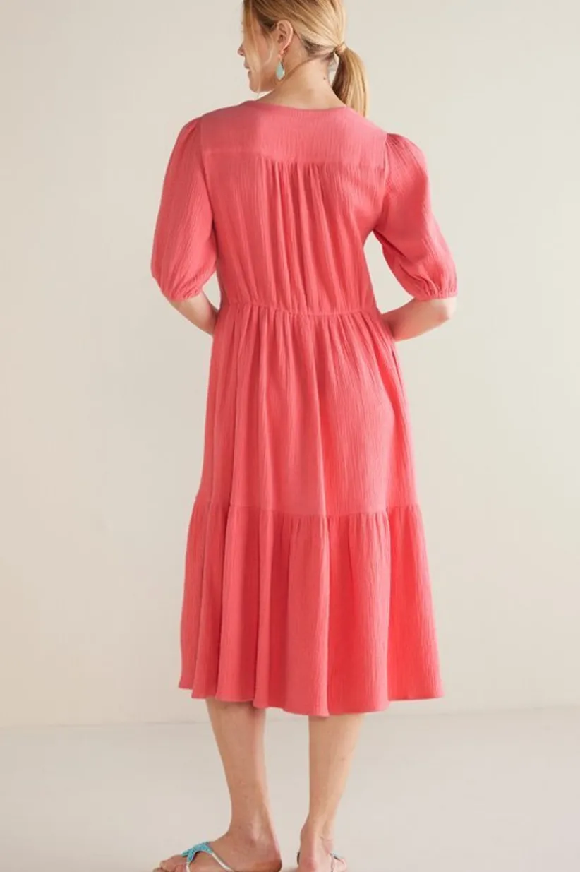 Arielle Gauze Midi Dress<Soft Surroundings New