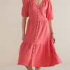 Arielle Gauze Midi Dress<Soft Surroundings New
