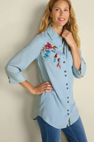 Aveline Tencel™ Tunic<Soft Surroundings Clearance