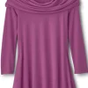 B'call Knit Tunic<Soft Surroundings Hot