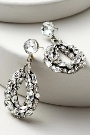 Belle Crystal Earrings<Soft Surroundings Hot