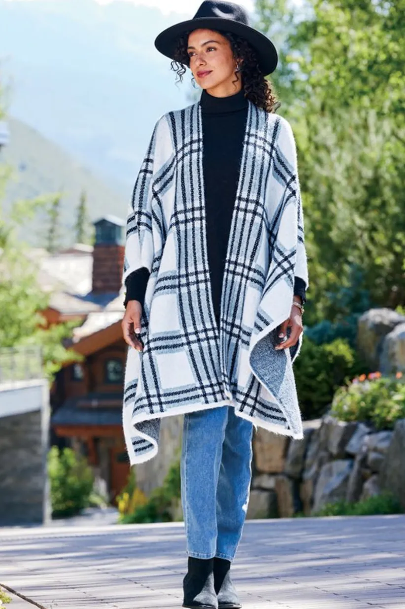 Braunwyn Plaid Wrap<Soft Surroundings Online