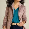 Breck Faux Suede Blazer<Soft Surroundings Fashion