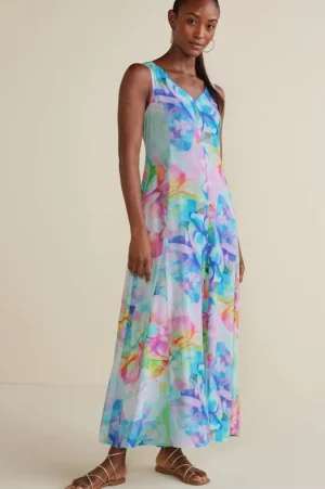 Brenda Maxi Dress<Soft Surroundings Sale