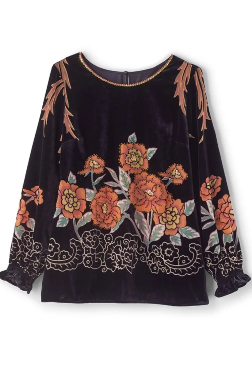 Brielle Velvet Top<Soft Surroundings Sale