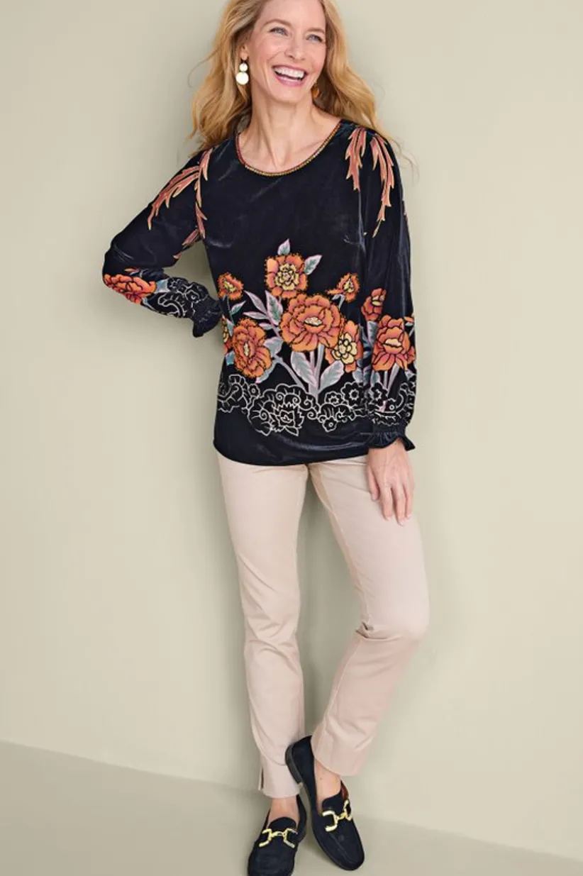 Brielle Velvet Top<Soft Surroundings Sale