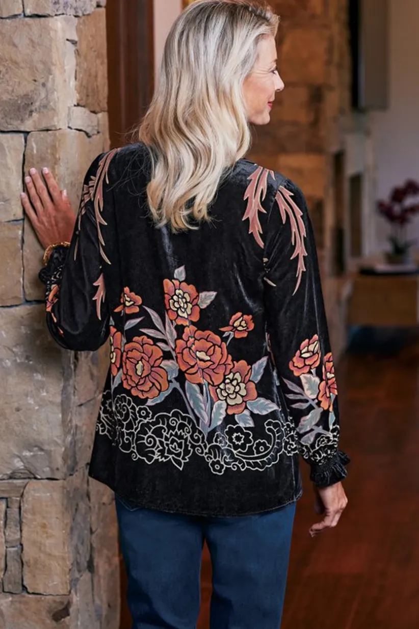 Brielle Velvet Top<Soft Surroundings Sale