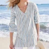 Briza Stripe Tunic<Soft Surroundings Fashion