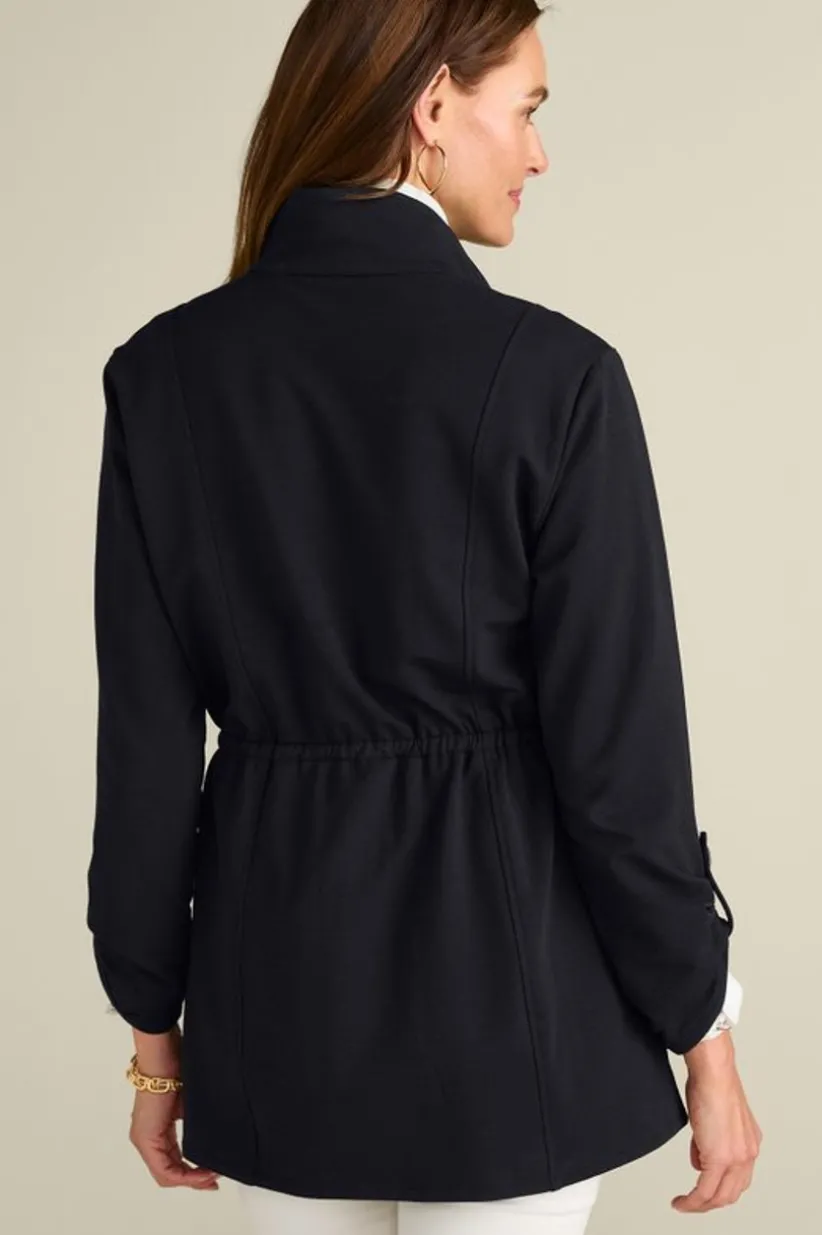 Caprice French Terry Jacket<Soft Surroundings Fashion
