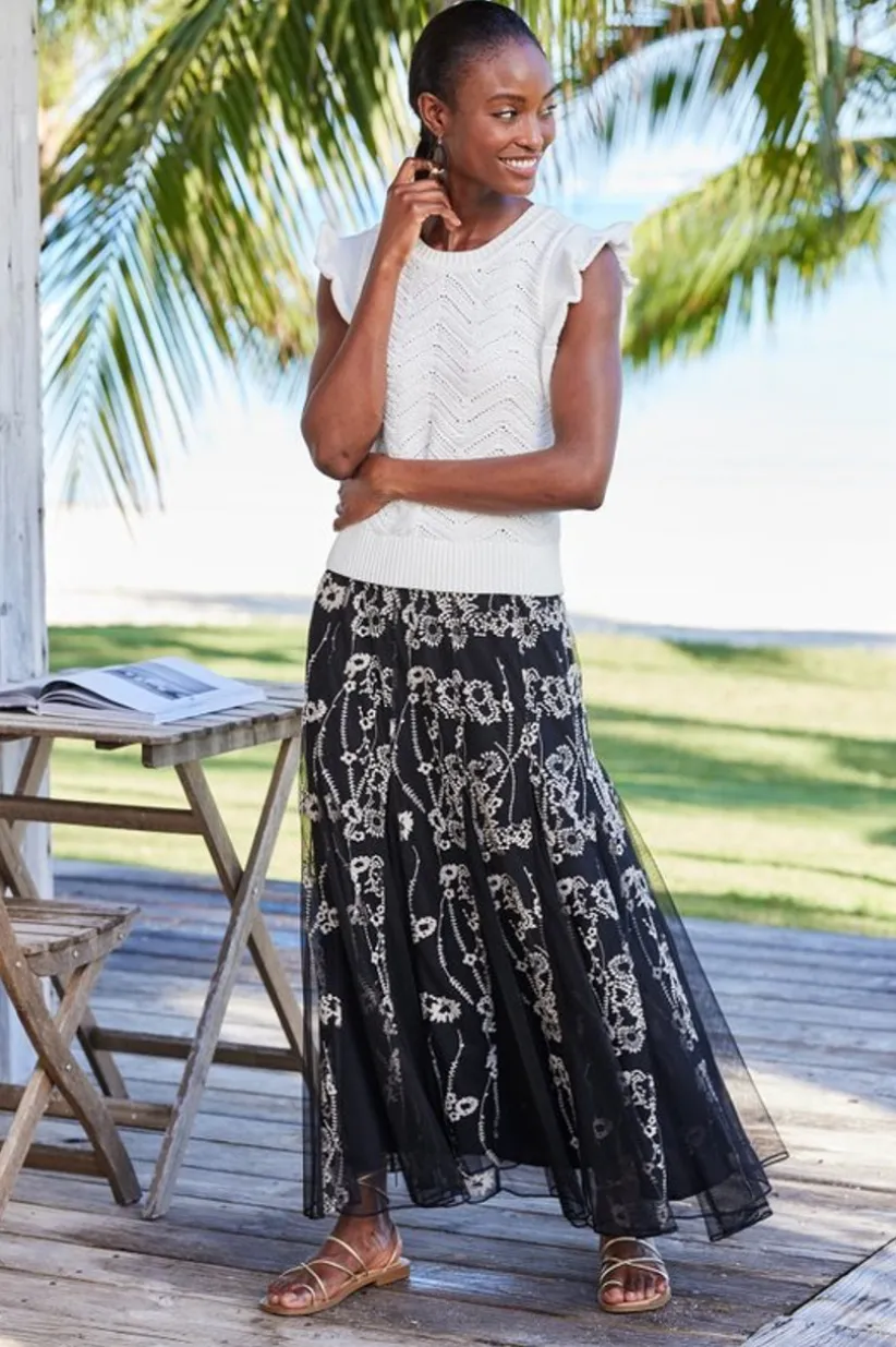 Celina Flutter Sleeve Sweater<Soft Surroundings Hot