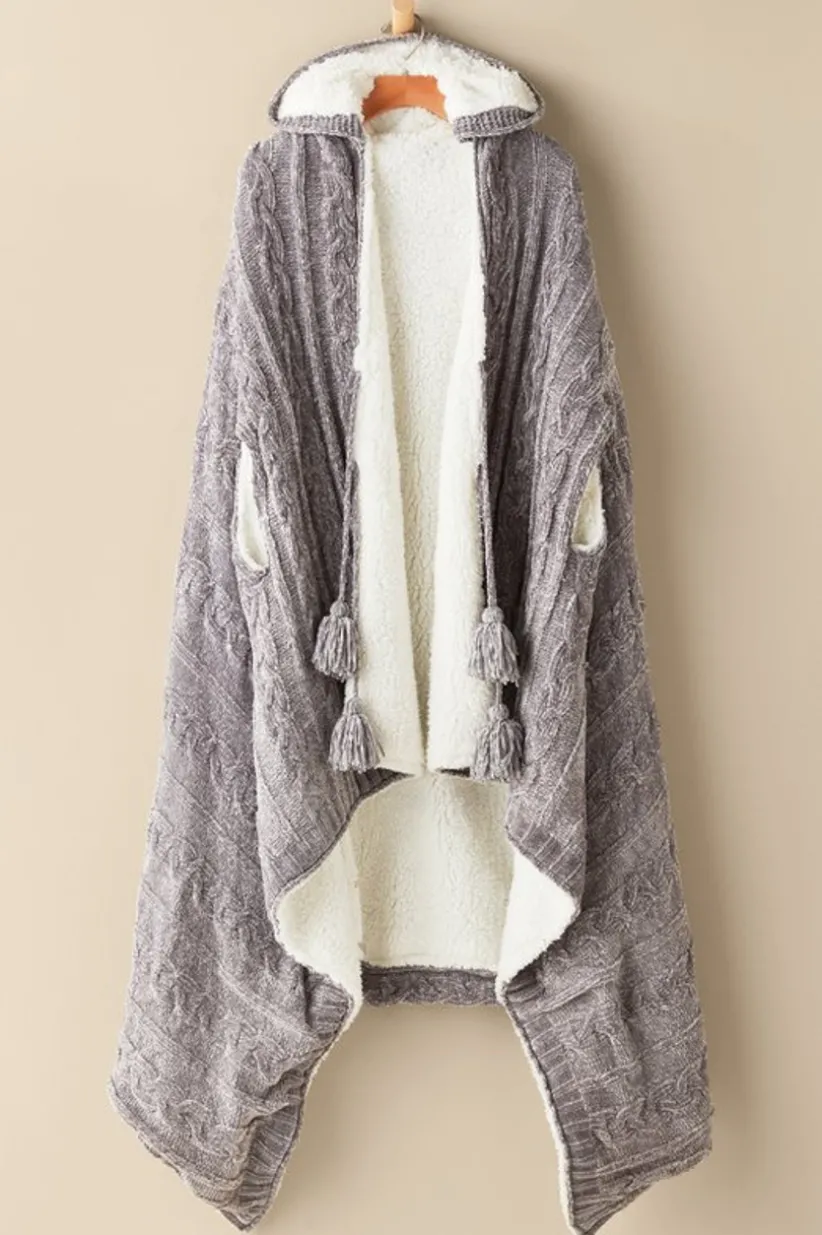Chenille Sherpa Wearable Throw<Soft Surroundings Discount