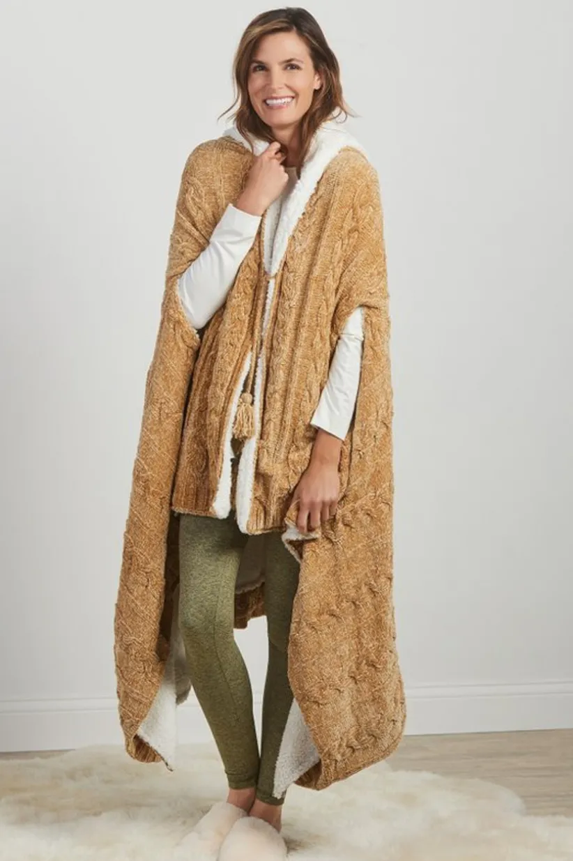 Chenille Sherpa Wearable Throw<Soft Surroundings Discount