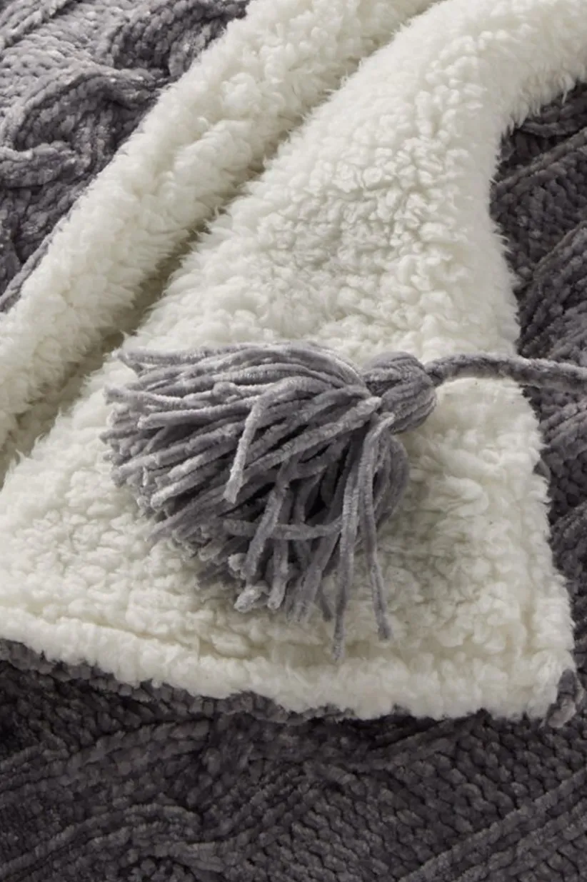Chenille Sherpa Wearable Throw<Soft Surroundings Discount