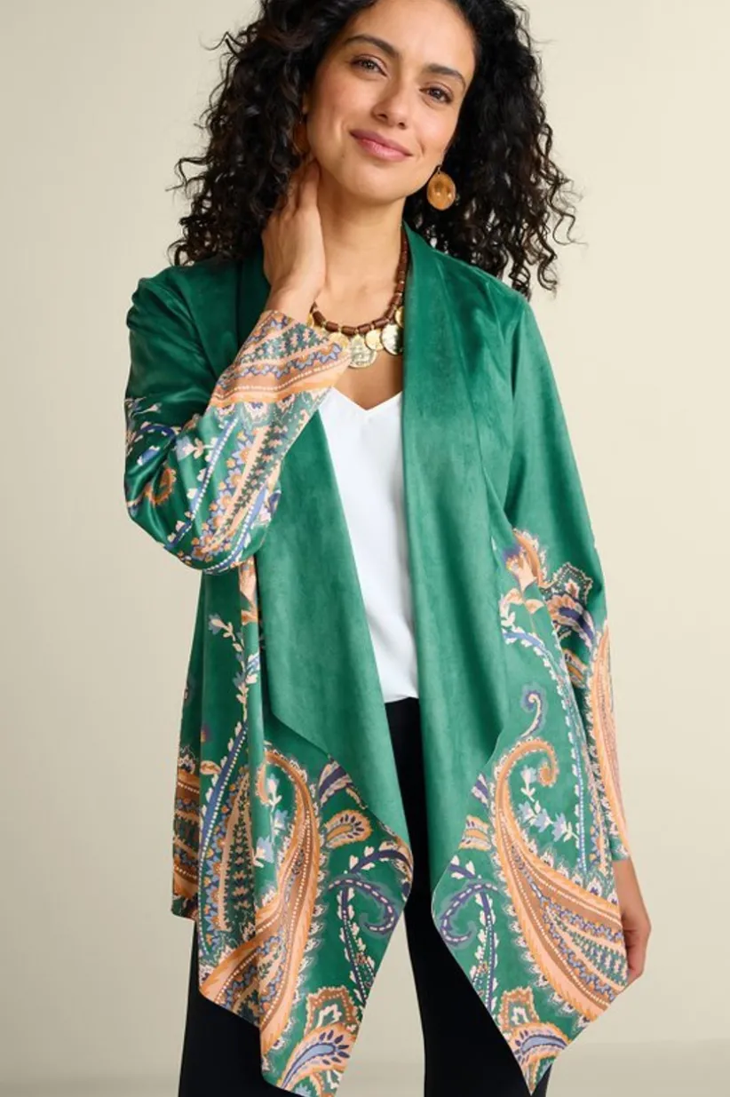 Chouteau Faux Suede Jacket<Soft Surroundings Sale