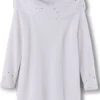 Christina Embellished Cowl Neck Sweater Tunic<Soft Surroundings Fashion
