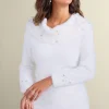 Christina Embellished Cowl Neck Sweater Tunic<Soft Surroundings Fashion