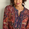 Cindra Embroidered Gauze Tunic<Soft Surroundings Fashion