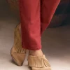 Dabney Fringe Suede Mules<Soft Surroundings New