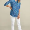 Danielle 3/4 Sleeve Tunic<Soft Surroundings Hot