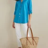 Danielle 3/4 Sleeve Tunic<Soft Surroundings Hot