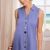 Danielle Button Tank<Soft Surroundings Outlet