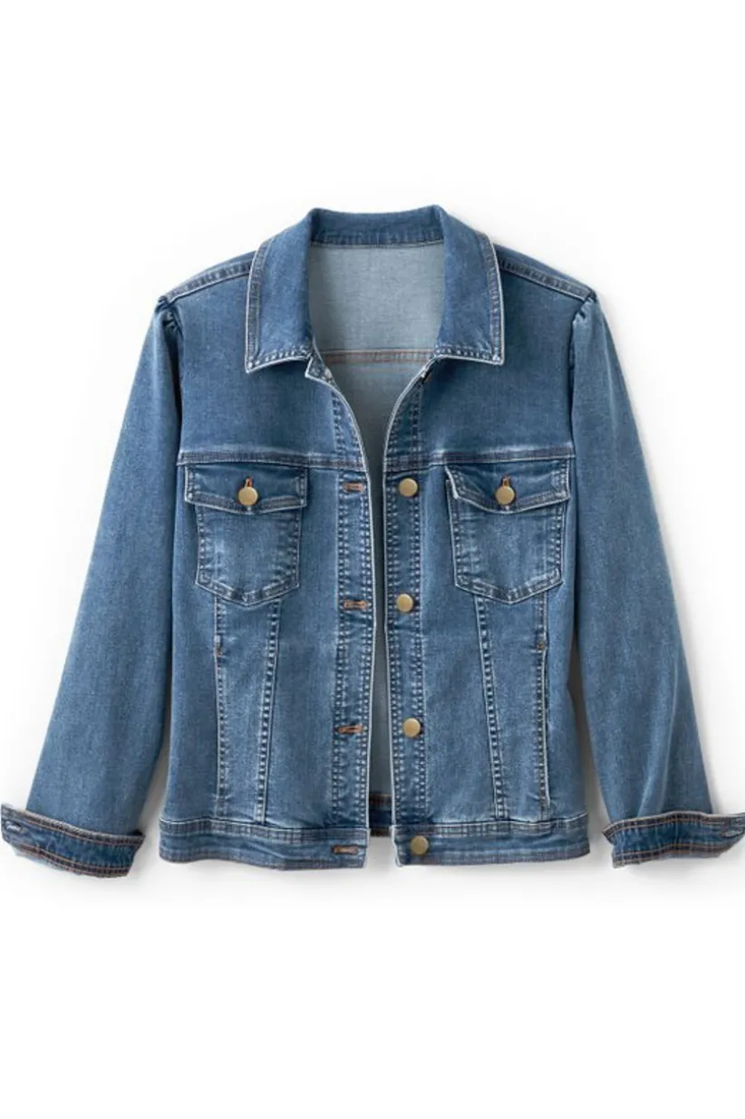 Diana Shapely Denim Jacket<Soft Surroundings Outlet