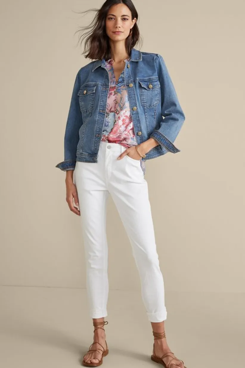 Diana Shapely Denim Jacket<Soft Surroundings Outlet