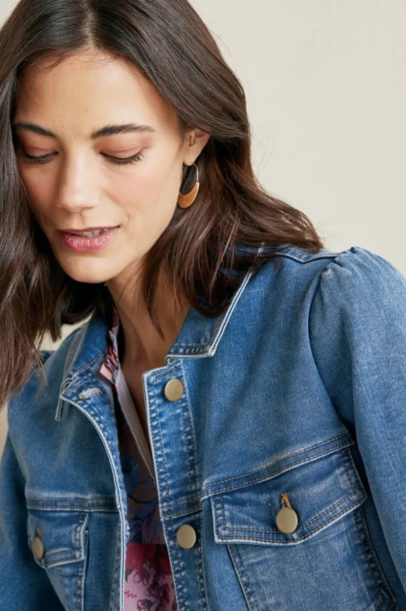 Diana Shapely Denim Jacket<Soft Surroundings Outlet