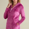 Dixie Velour Zip Hoodie Tunic<Soft Surroundings Online