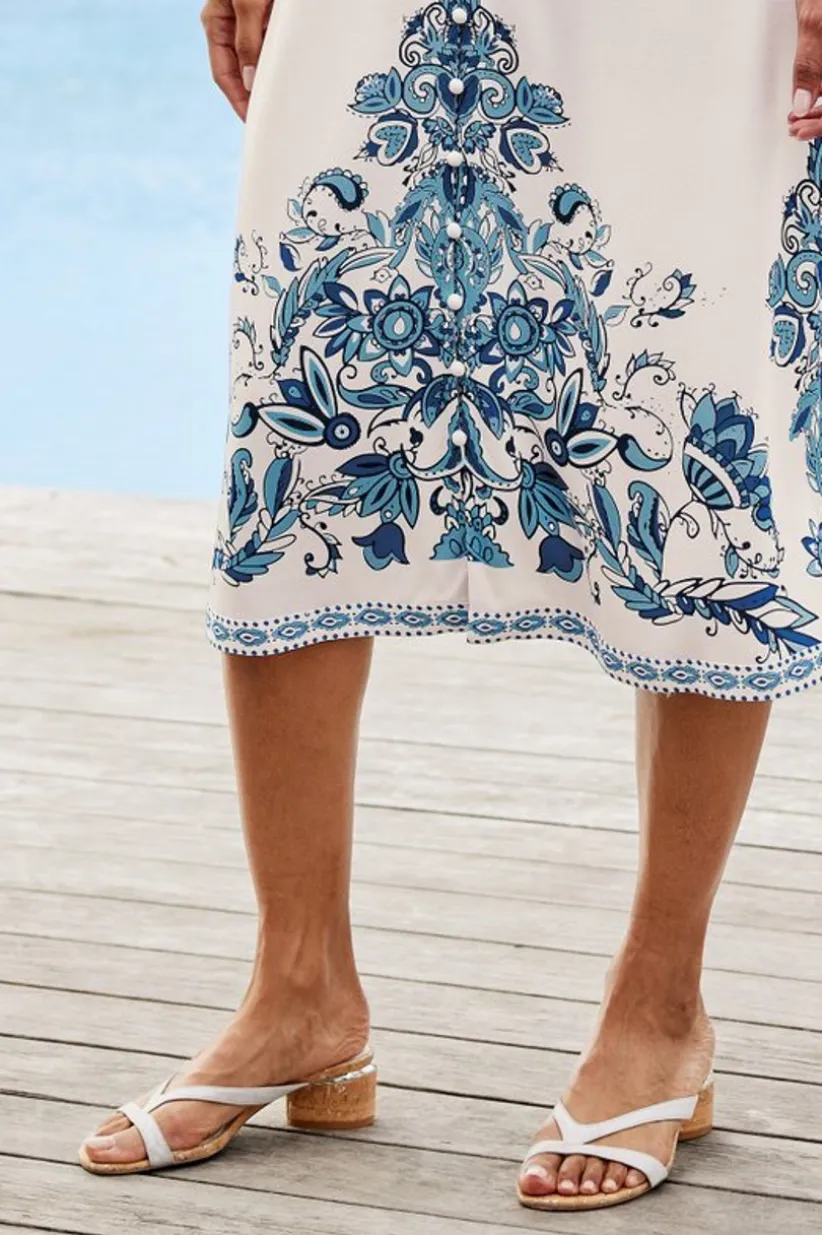 Donald Pliner Mida Cork Heel Slide<Soft Surroundings Sale