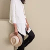 Draped Ruffle Cardigan<Soft Surroundings Outlet