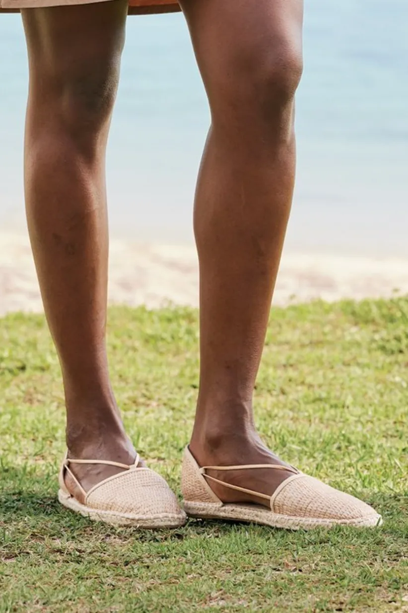 Eileen Fisher Lee Raffia Stretch Espadrille<Soft Surroundings Discount